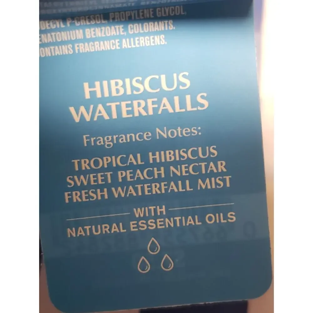 BBW Seashell Succulent  Fragrance Wallflower Plug In & Hibiscus Waterfall Refill